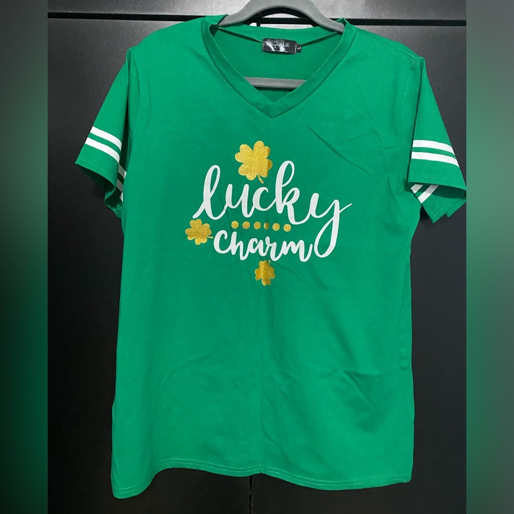 Green “Lucky Charm” quality t-shirt